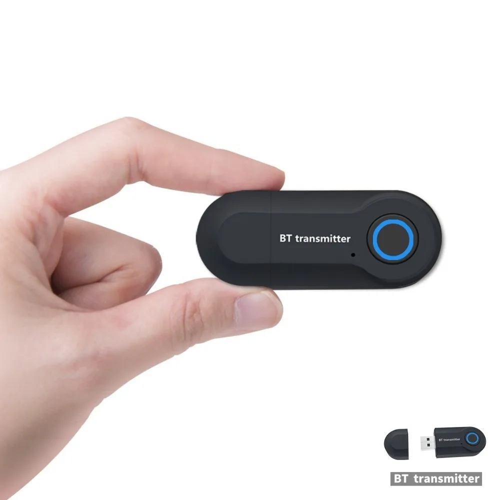 휴대용 무선 USB 블루투스 송신기 스테레오 오디오 블루투스 5.0 PC TV 헤드폰용 무선 스테레오 송신기 오디오 어댑터