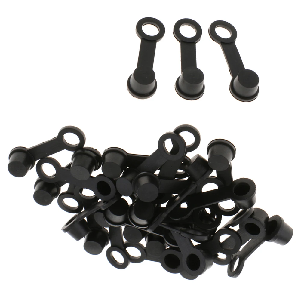 New 40Pcs Brake Caliper Bleeder Screw Cap Pump Dust Cover Cap Rubber Dust Cover Dustproof For Motorcycle Car Grease Zerk Fitting