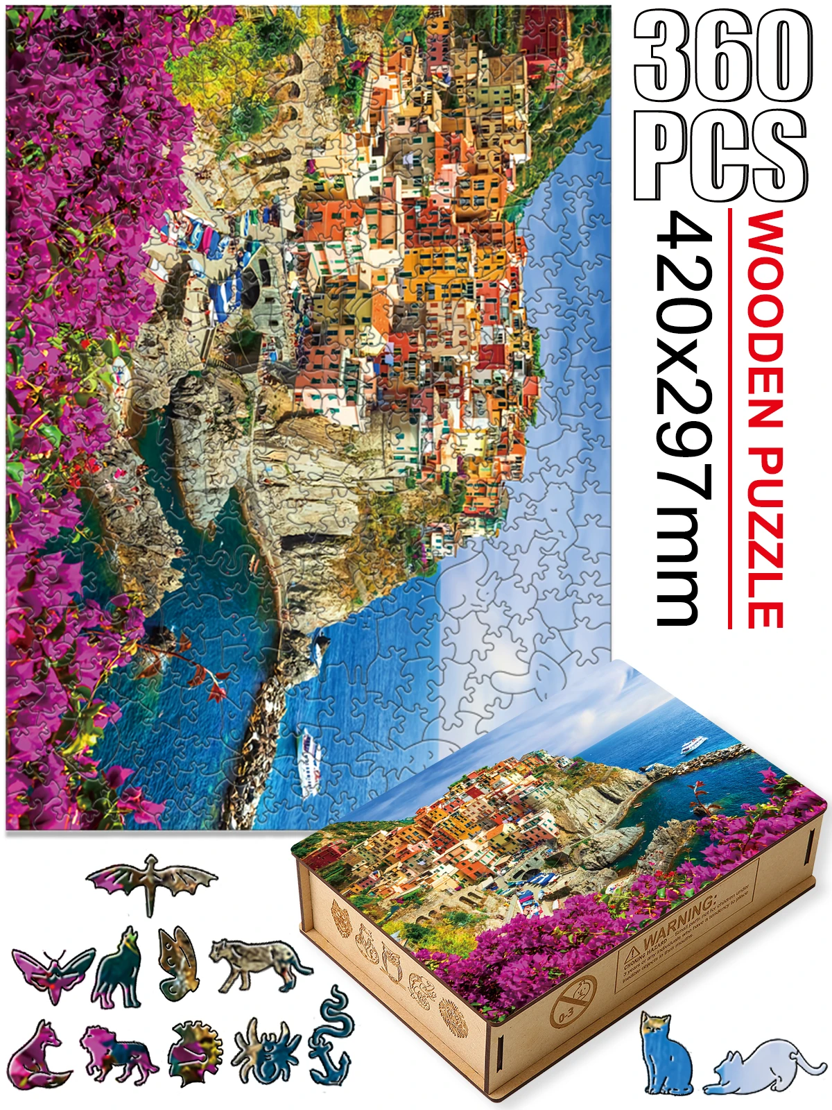 Jogos de puzzles brilhantemente coloridos Kitty para adultos e