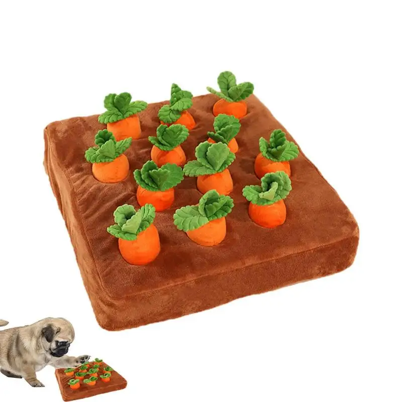 

Carrot Patch Dog Toy Hide And Seek Carrot Farm Dog Toys Squeaky Carrots Enrichment Dog Puzzle Toys Hide And Seek Carrot Farm Dog