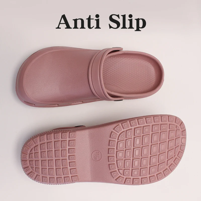 Non-slip Nurse Scrub Clogs EVA Medical Clogs Breathable Dentist Veterinary Slippers Comfortable Dental Surgical Shoes 5X03-09 3