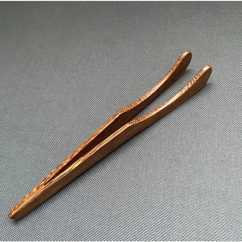 Wooden Tea Clip Bamboo Kitchen Salad Food Toast Tong Tweezer Bacon Sugar Ice Tea Utensil Teaware Accessories 1 PC