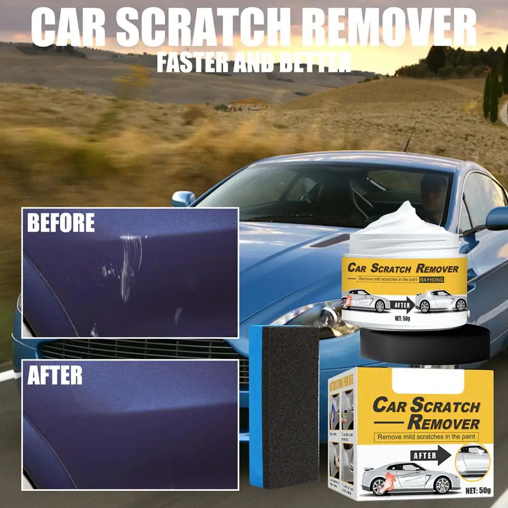 

Car Wax Polish Scratch Remover Polishing Compound & Car Repair Deep Scratch Remover Shine Paste Creates A Dazzling Scratch E0B4