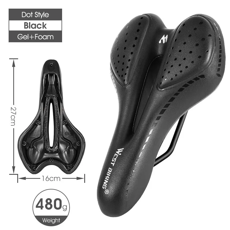 Logo Rouge - WEST BIKING-Selle de vélo ergonomique professionnelle