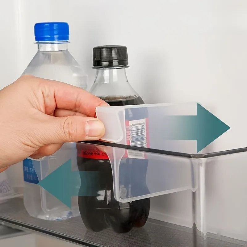5/10pcs Adjustable Refrigerator Dividers - Multifunctional Clip-On Storage Organizers for Fridge Organization, Shelf Dividers - 2