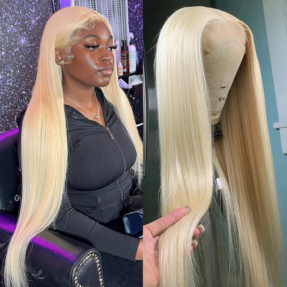 

SVT Blonde 613 HD Lace Frontal Wig 13x4 Straight Human Hair Wigs Indian Natural Hairline 4x4 Lace Closure Wig For Black Women