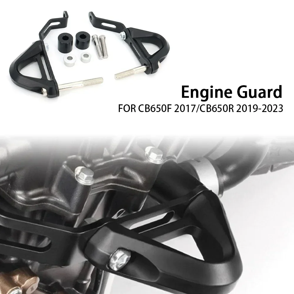 

Motorcycle Accessories Anti Crash Engine Guard Frame Slider Falling Crash Protector Cover FOR HONDA CB650R 2019-2023 CB650F 2017