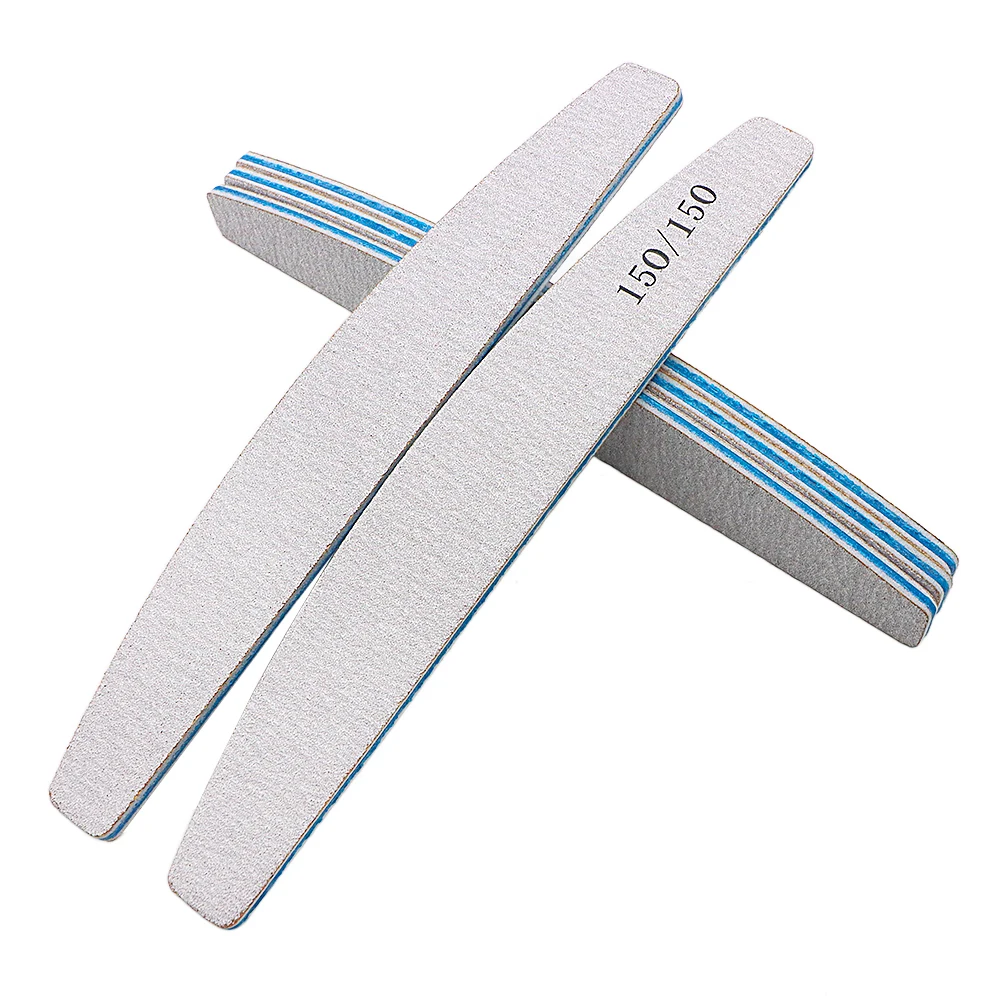 Vibrant 5-Piece Nail File Set - Professional Multi-Grit Manicure Tools