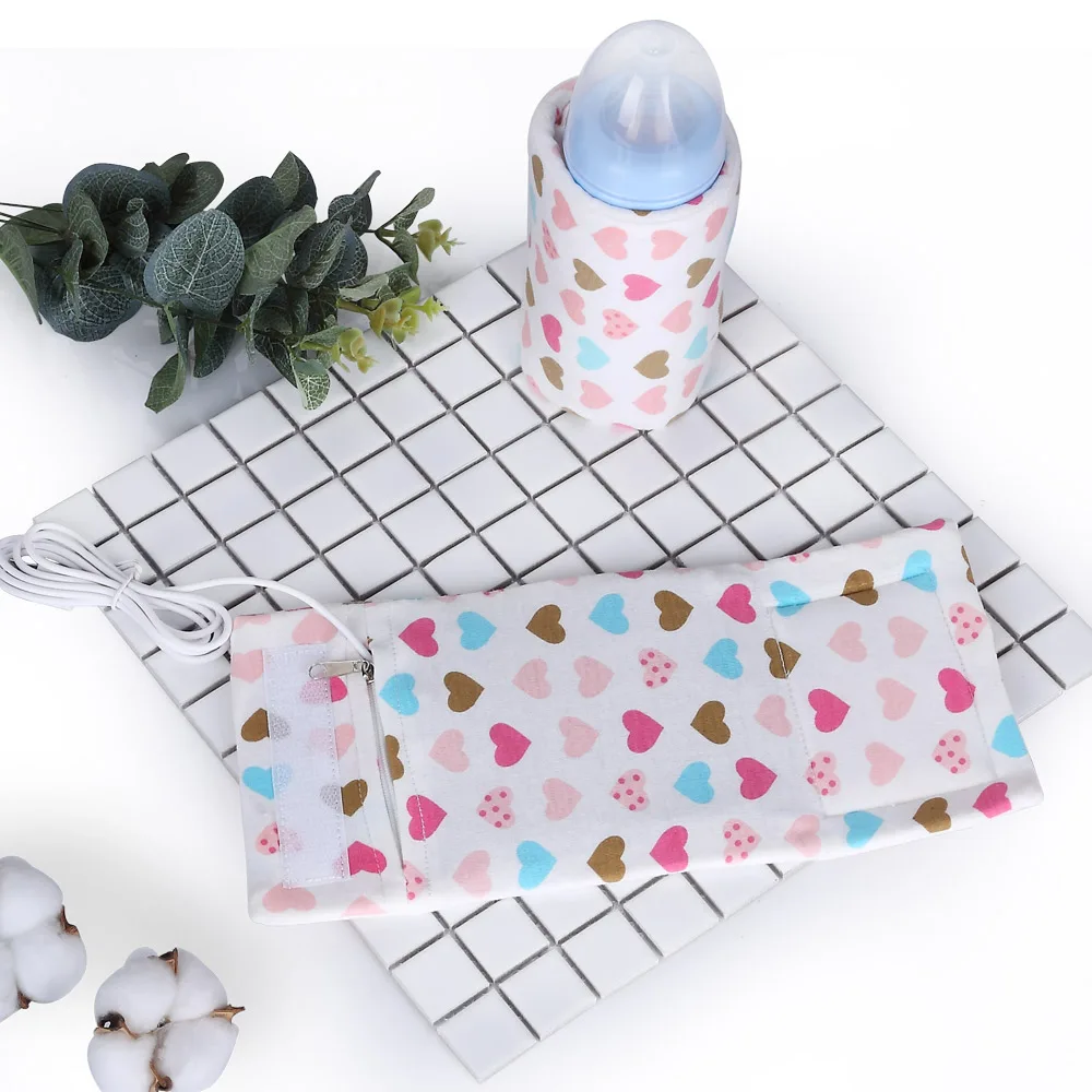 Portable USB Insulated Milk Warmer Bag for Travel & Baby Feeding