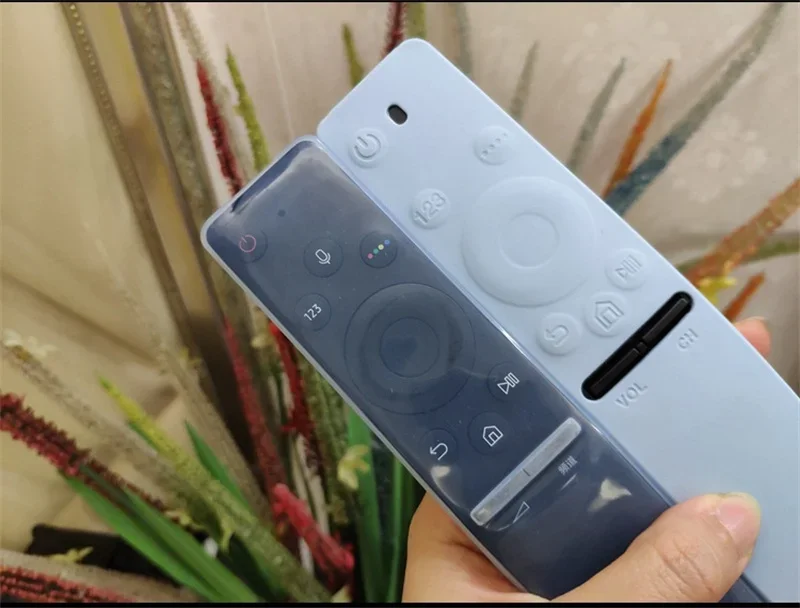 1pcs Remote Slicone Cover Case for Samsung Smart TV Voice Version Remote Control UA55KU6300J UA65KS9800 silicone remote case silicone remote cover silicone remote sleeve remote controller cover silicone case protector