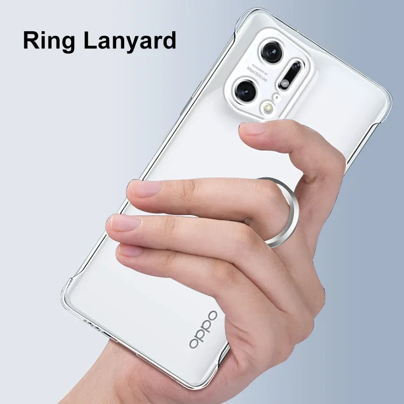 Frameless Transparent Ring Case - Hard PC Thin Cover