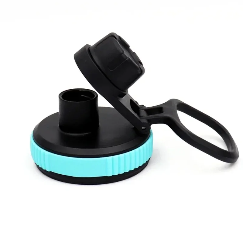 1PC Outdoor portable plastic cup lid sports kettle straw lid replacement wide mouth water bottle