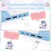 USB HUB Hub Splitter, USB C Port Cartoon Cute Stand HUB, Suitable, For mobile phones, tablets, laptops, desktops, projectors 4