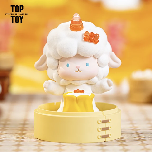 TOPTOY Gyun MIE KEE DIM SUM Series Blind Box Canton Food Birthday Gift Office Ornament Sheep Doll Girl Anime Figures 3