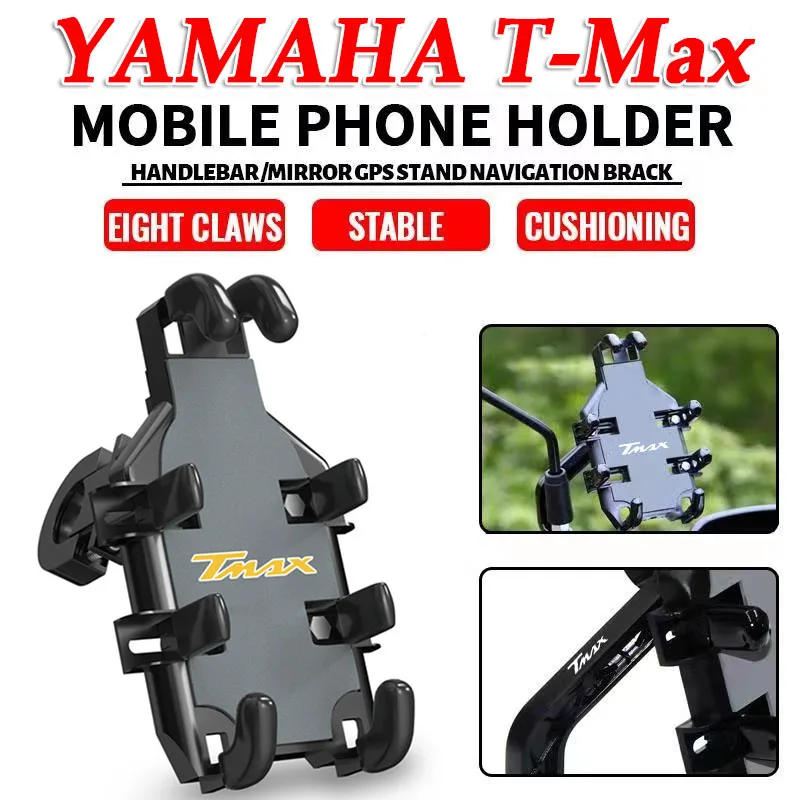 

For YAMAHA T-Max 500 TMAX 500 560 TMax 530 Accessories Motorcycle Handlebar Mobile Phone Holder GPS Stand Bracket