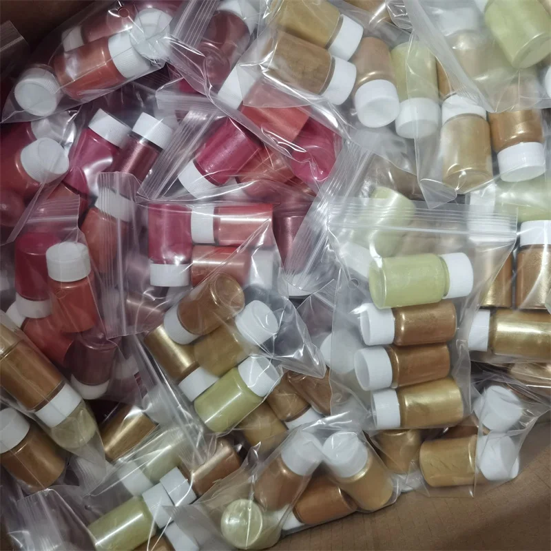 Nail Powder Nail Glitter 30ML Mica Pearl Powder Pigment Epoxy Resin Soap Candle Filler Dust DIY Decoration Car Paint Dye 10g/Bottle