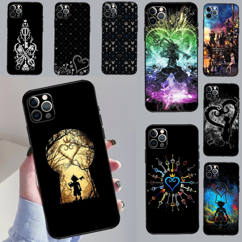 xr cases Kingdom Hearts Case For iPhone 13 11 12 Pro Max mini XR X XS MAX 6 7 8 Plus SE 2020 2022 Cover Cases cute iphone xr cases