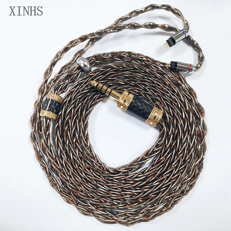 

XINHS 7N single crystal copper 8 strands antique copper upgrade wire