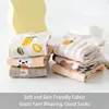 6 Pairs of Women's Spring and Summer Four Seasons Cotton Lemon Rabbit Letter Fashionable Sweet Cute Comfortable Low Socks 4