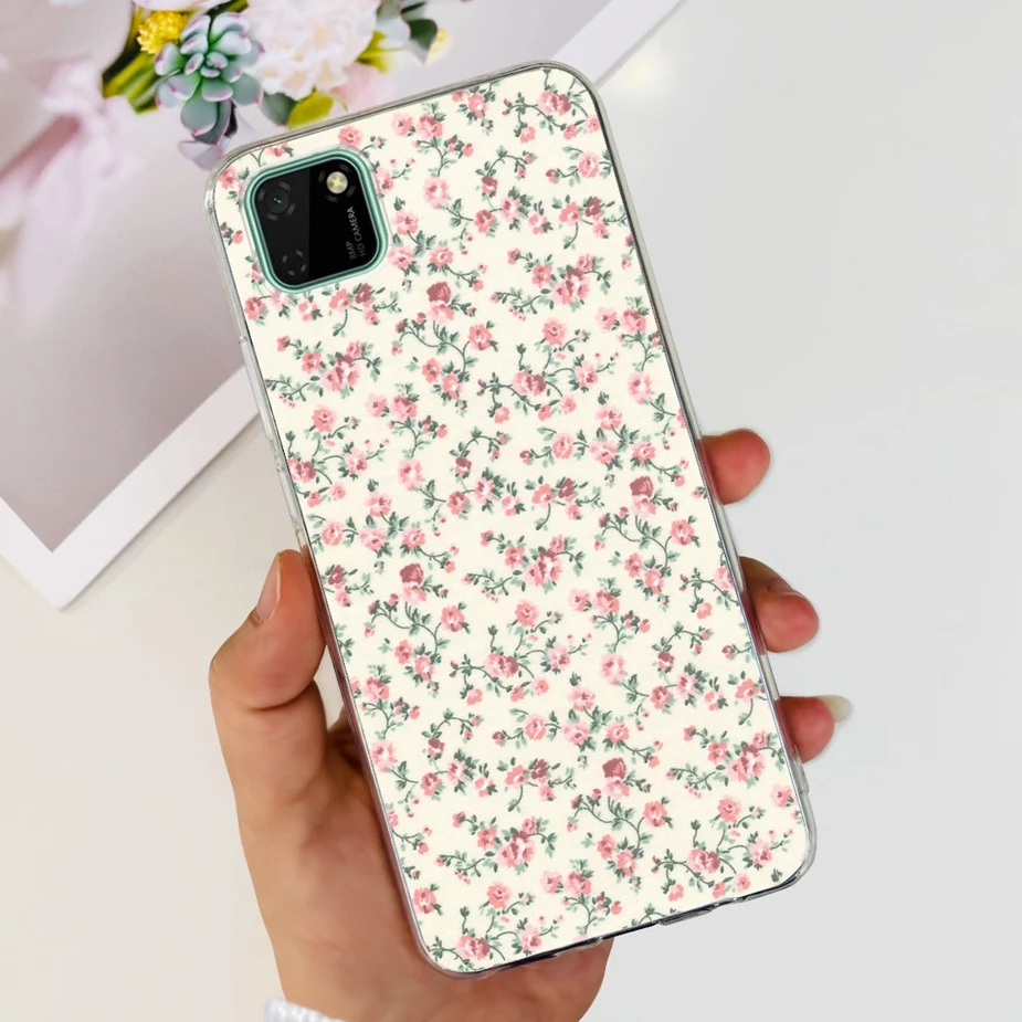 Stylish Painted Clear Silicone Phone Case - Soft Protective Cover