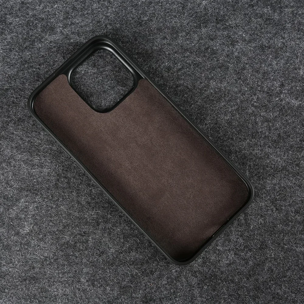 Luxury Genuine Leather Vintage Aesthetic Phone Case Cover