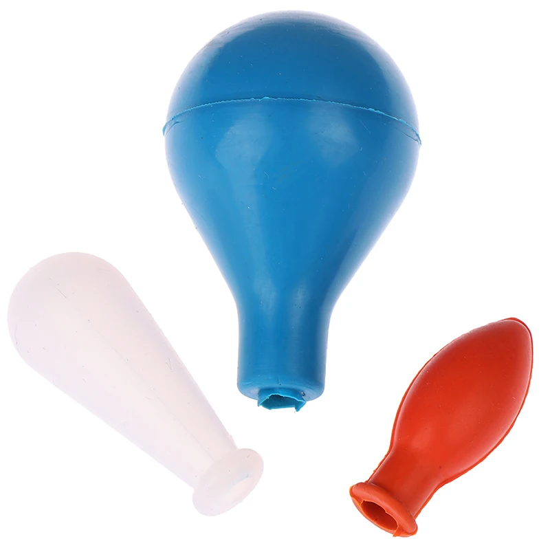 1Pc Blue Rubber Pipette Filler Bulb for 2ml 5ml 10ml Glass Pipette laboratory Dropper Cap Accessories High Quality 4