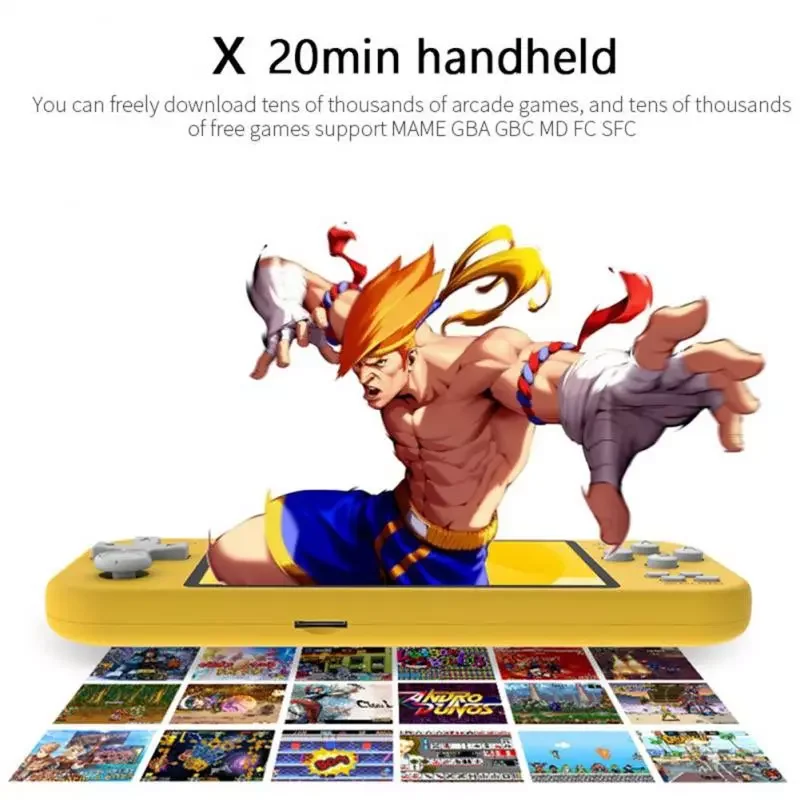 2022 ο X20 ̴ Ʈ ڵ  ܼ MAME/CPS/GBA/NES/GB/SEGA/NEOGEO/GBC/SNES ķ, 4.3 ġ ޴  