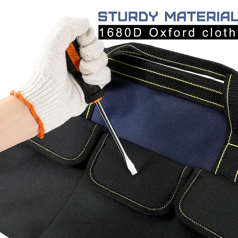 Multi-Function Tool Bag 1680D Oxford Cloth Electrician Bag Multi-Pocket Waterproof Anti-Fall Storage Bag 3