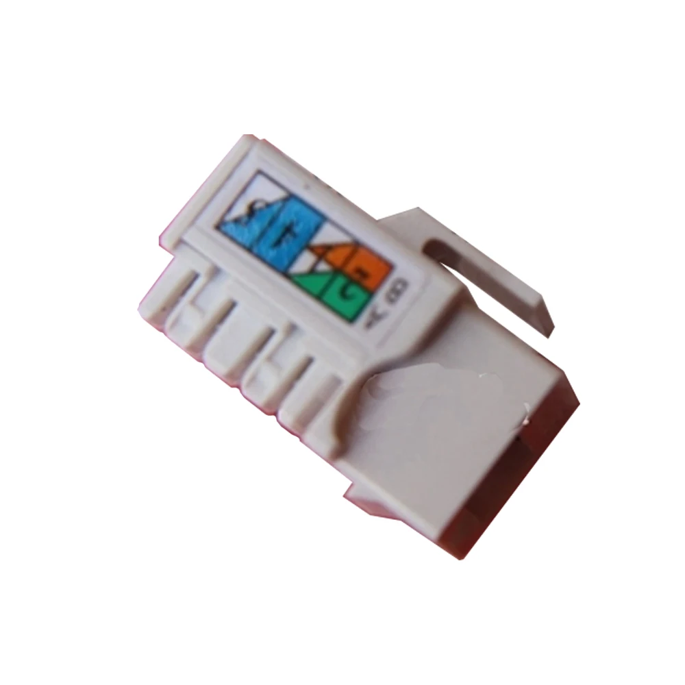 

5PCS RJ45 CAT5e Keystone Jack Ethernet Network Module Wall End Plug Connector