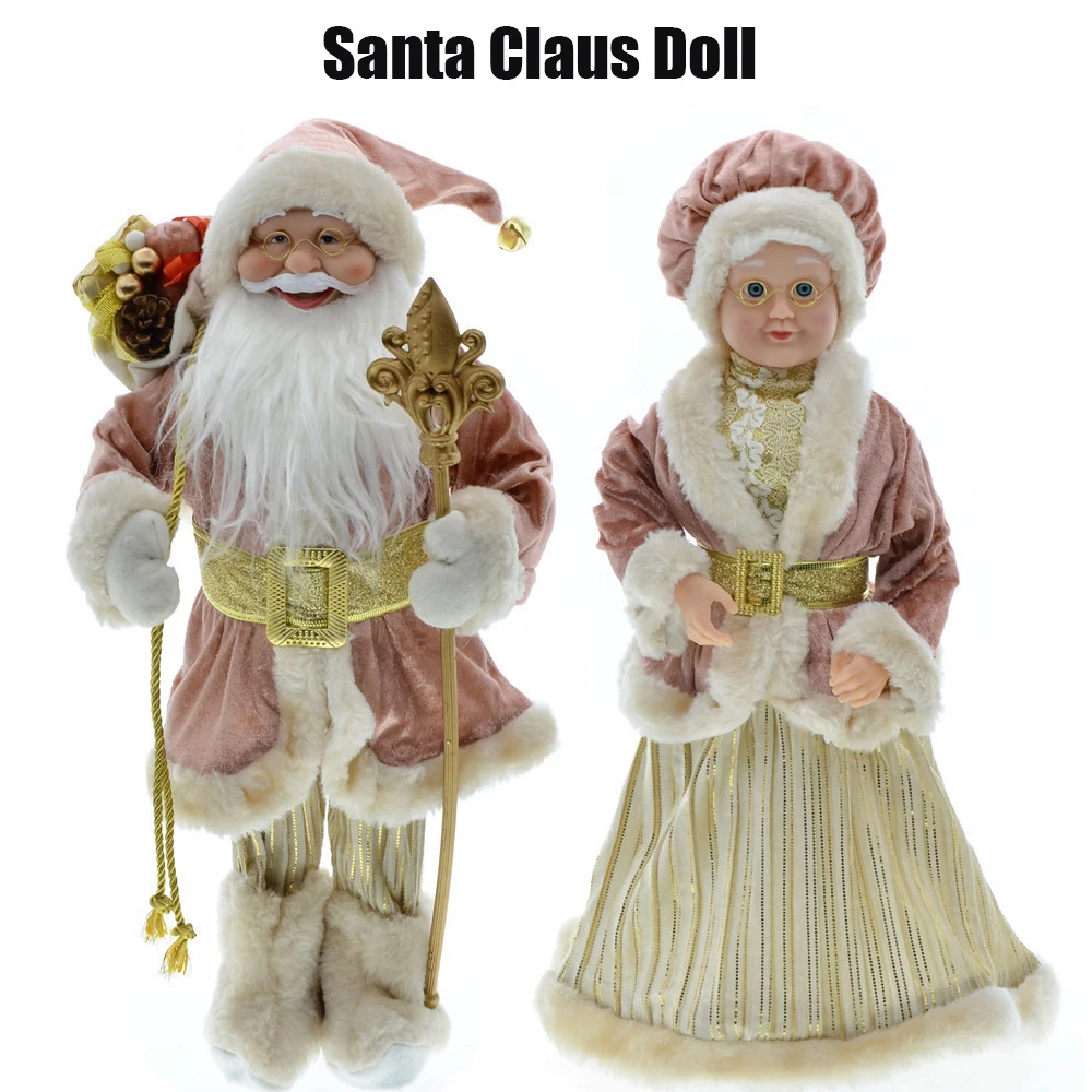 

45cm Santa Claus Doll Pendant Ornament 2023 Gifts Christmas Table Christmas Tree Decorations for Home Navidad 2023