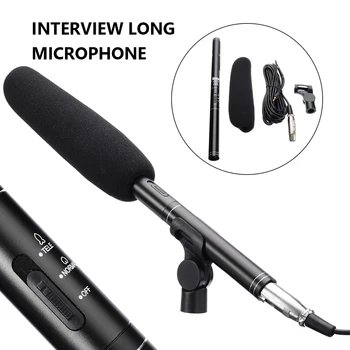 Professional Condenser Microphone Interview Recording Live Mic Vioce Recording Conference Interview for DSLR 4