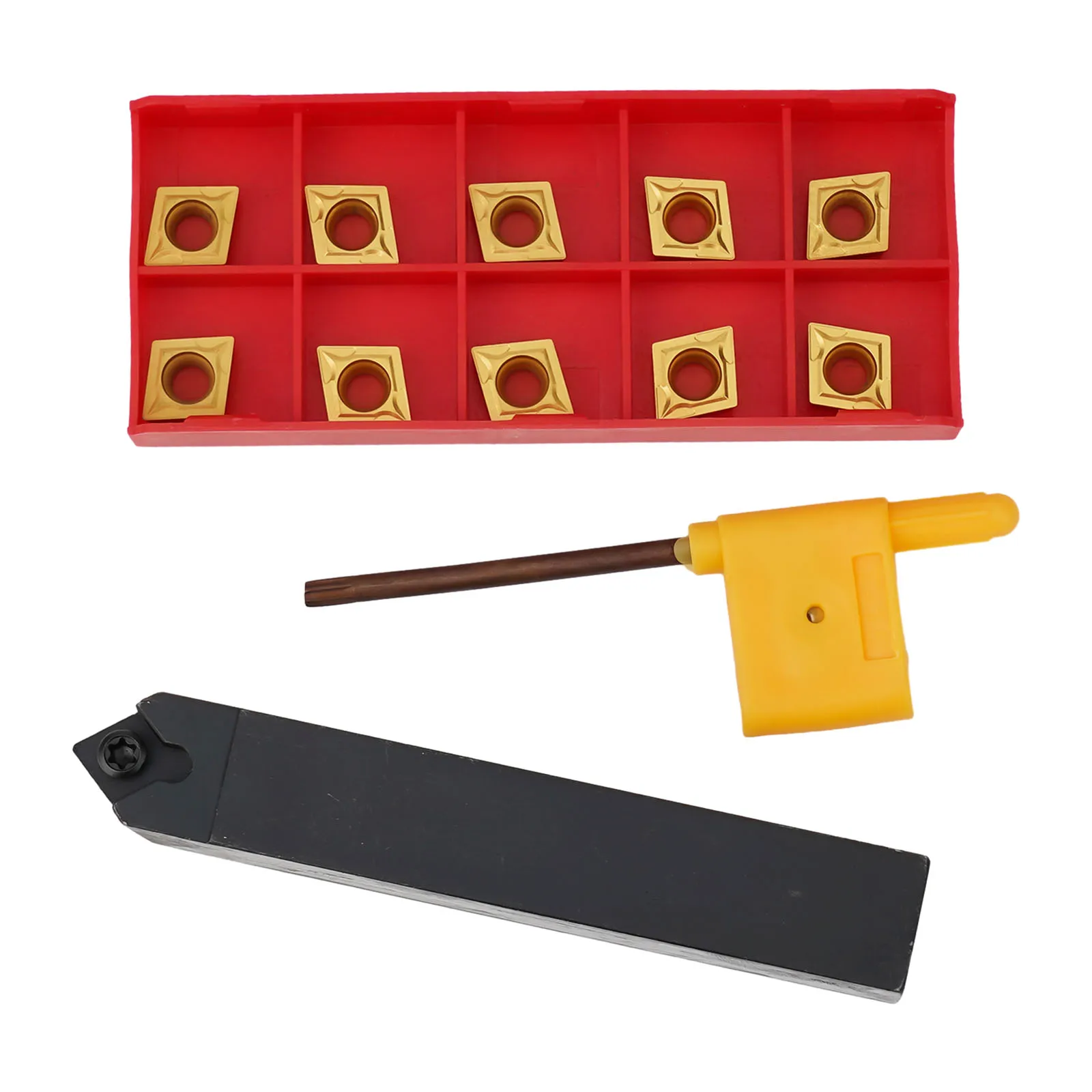

Accessories Carbide Insert CCMT09T304 Insert Holder Lathe Turning Tool Alloy Steel Finishing Grinding Processing