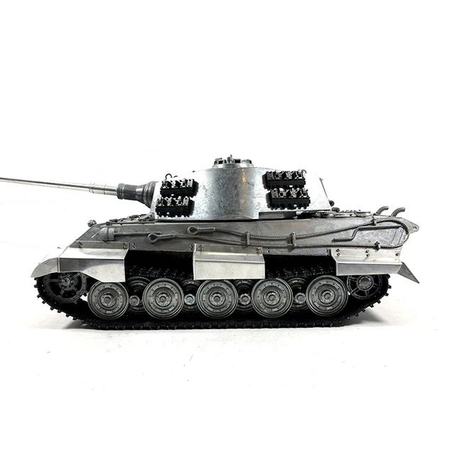 Mato 100% Metal 1/16 Scale German King Tiger BB RTR RC Tank 1228 Tracks Wheels 2.4Ghz 4CH 360 Rotation RC Model TH16969-SMT8 5