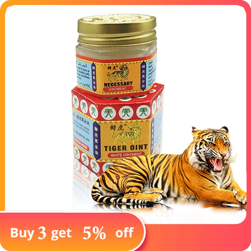

Tiger Balm White Red Tiger Ultra Strength Pain Relief Cream Rub Muscle Painkille Body Massage Medical Plaster Beauty Health Care