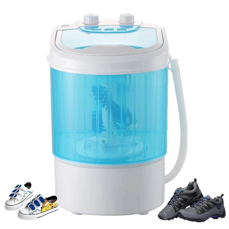 110v Shoe Washing Machine Small Household Baby Single Barrel Semi  -automatic Shoe Washing Machine Uv Blue Light - Shoes Washer - AliExpress