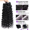 12A Water Wave Bundles With Lace Closure 3Pcs Human Remy Hair Bundle 4x4 5x5 HD Transparent Lace Closure Bundles Natural Color 2