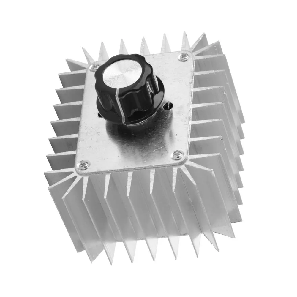 AC 220V 5000W SCR 전압 조절기 속도 조절 가능 전력 모터 속도 컨트롤러 디밍 디머 온도 조절기 램프