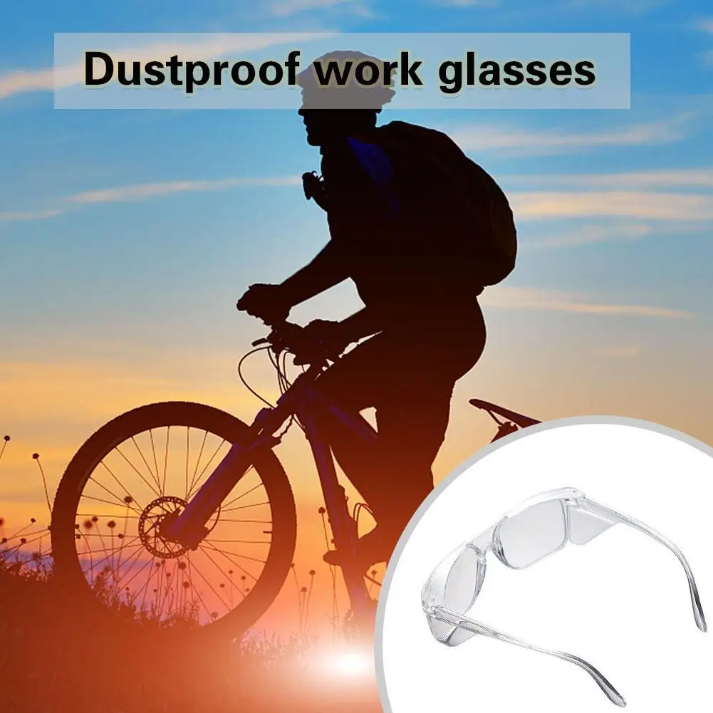 Protective Goggles Protective Glasses Protective Eye Mask Clear Vented Safety Glasses For Work Eye Protection Anti Lab Fog Glasses Dust-proof Industrial Safety Lenses Security Protection