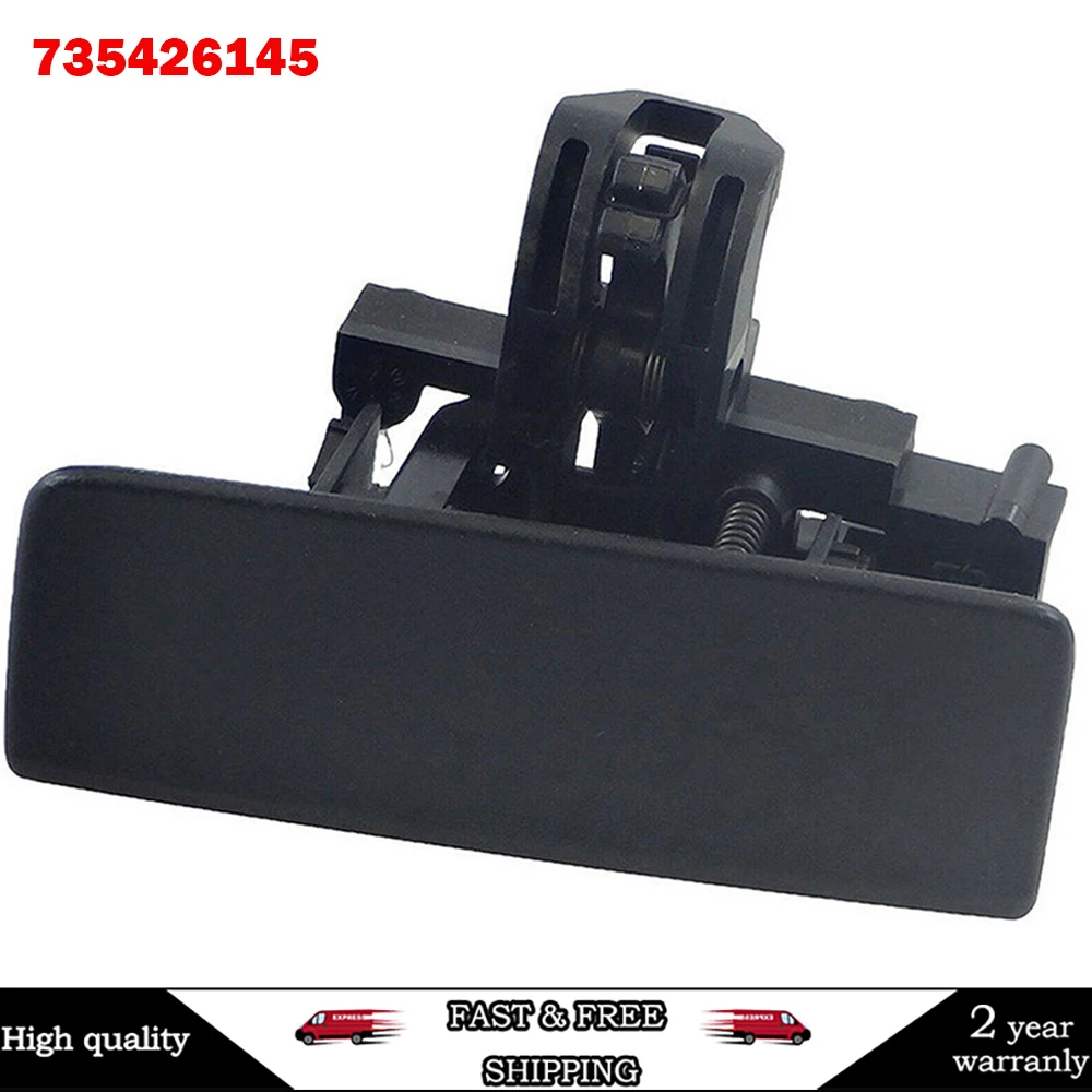 Black LHD Car Glove Box Front Lid Handle Catch Fit For Fiat Grande