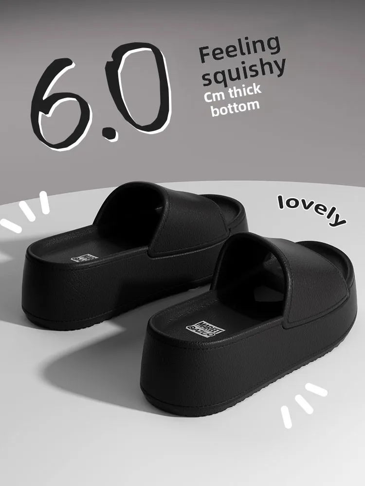 Women's Thi Bot Sandals 2025 New Outdoor Faion Heightening Anti-slip Beach Walking EVA Flat Sandals Comfortable Home S...