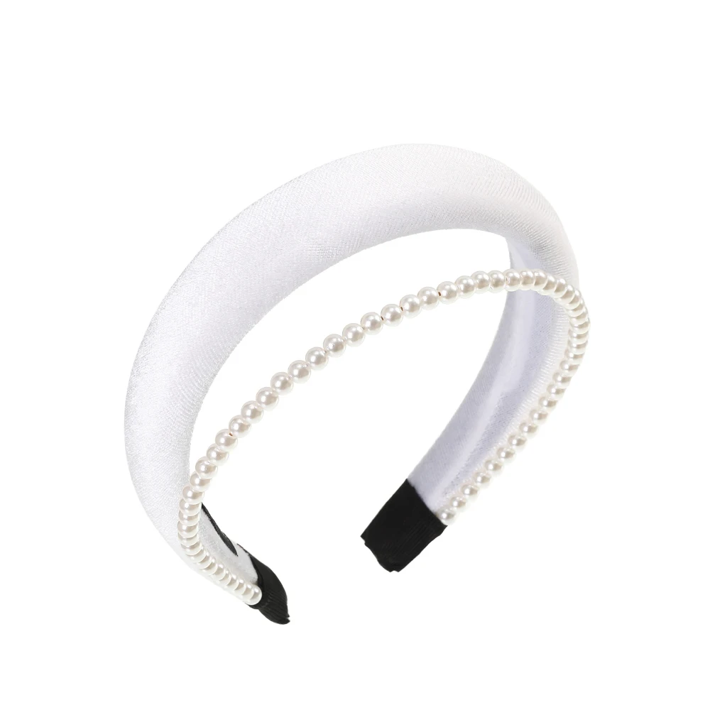 LEVAO Sponge Solid Color Hair Hoop Headband Velvet Headbands For Women Girls Non-slip Hairbands Hair Accessories Thin Edge hair band for ladies Hair Accessories