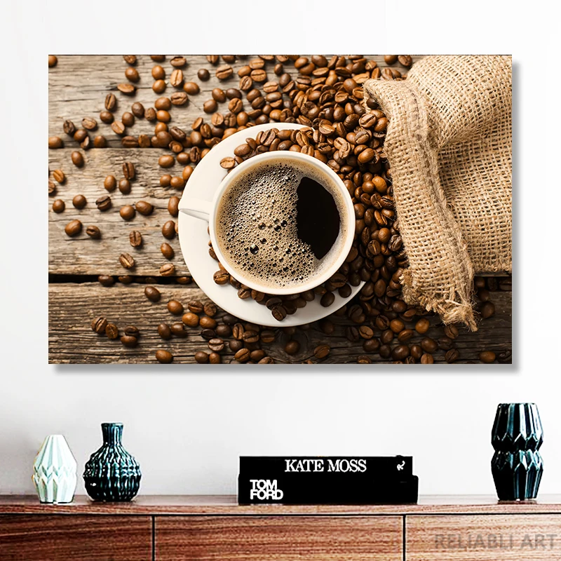 Vintage Coffee Cookie Canvas Painting Nordic Poster Printing Wall Art Picture for Living Room Coffee Club Vintage Coffee Cookie Canvas Painting Nordic Poster Printing Wall Art Picture for Living Room Coffee Club Cafe Decor CuadrosCafe Decor Cuadros