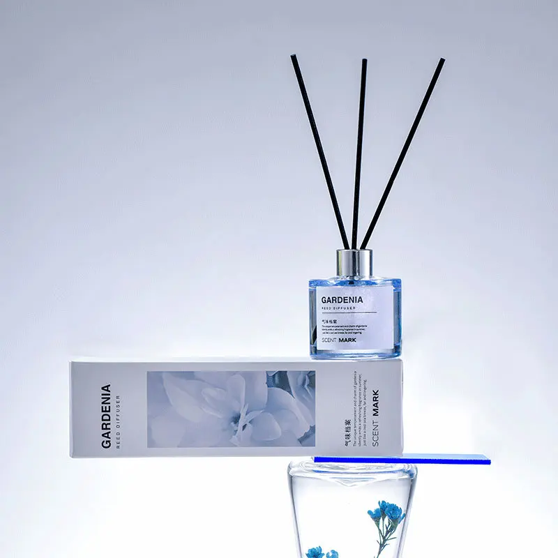 Luxurious 50ML Reed Diffuser with Essential Oils – Lavender, Rose, and Jasmine Fragrance for Hotel and Home Aromatherapy