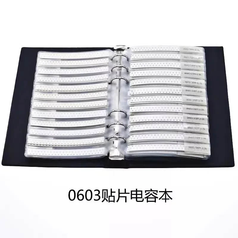 0201 0402 0603 0805 1206 SMD Capacitor Sample Book Chip Capacitance Assortment Set DIY Pack 50/80/90/92values capacitor kit