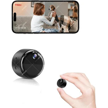 2.4G & 5G Dual-band WiFi Mini Camera 2K Wireless Small Cam for Home Security Auto Night Vision Magnetic Installation Camera 1
