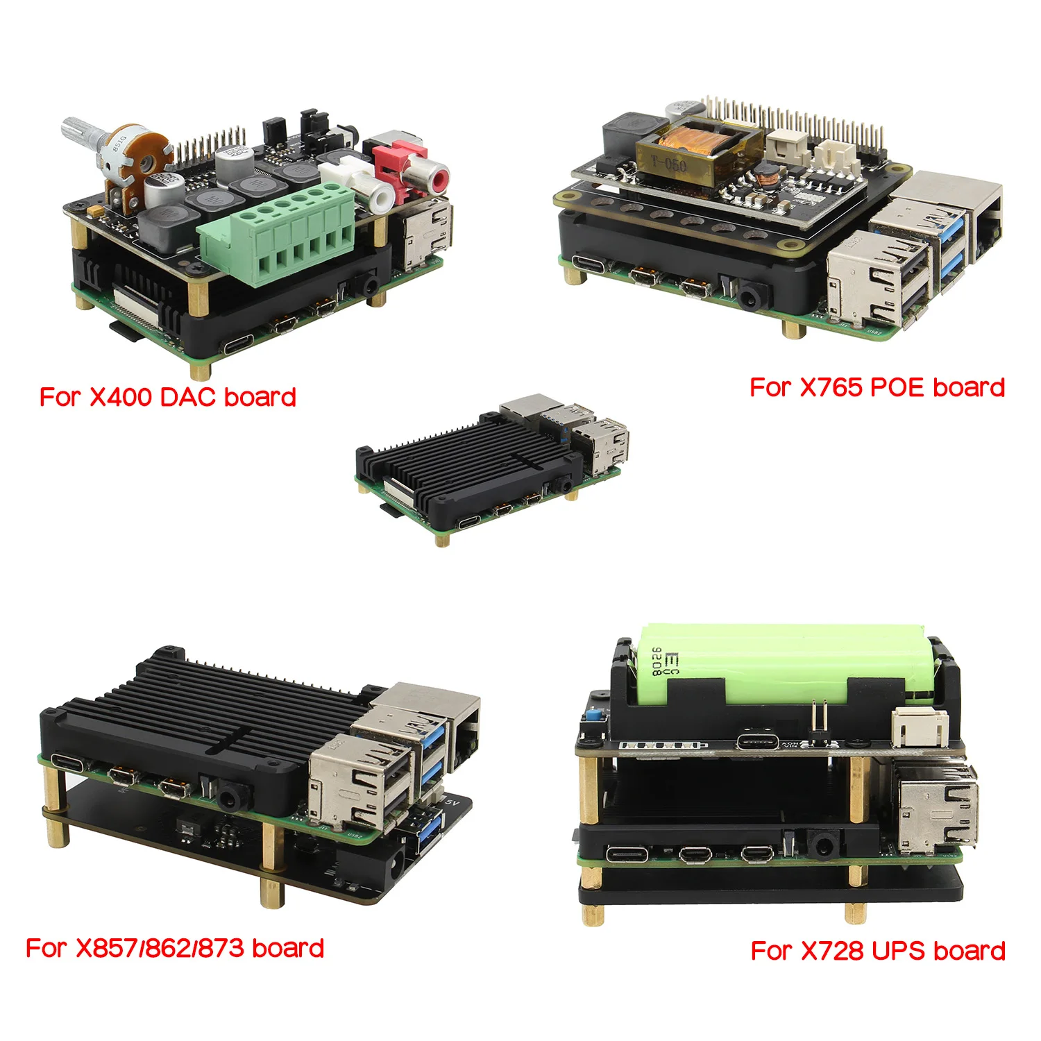 Raspberry Pi 4 Model B 4GB ヒートシンク Raspberry Pi 4 ヒートシンクケース ファン付 黒: 開発ツール