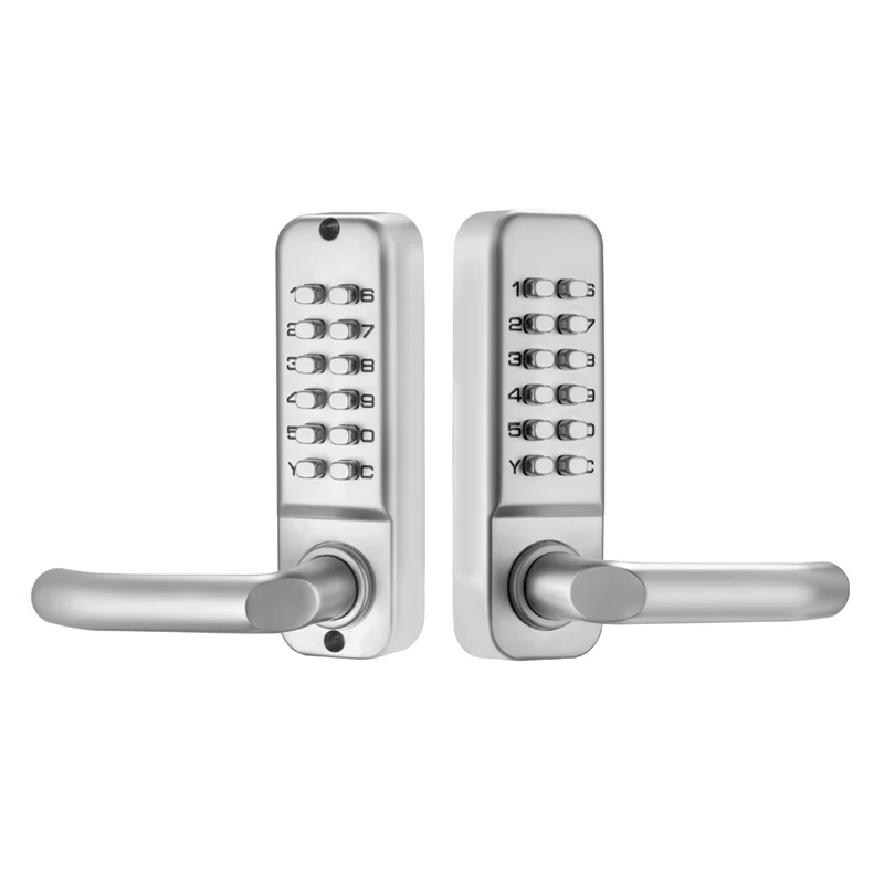 

Outdoor wooden door iron door garden door mechanical password lock waterproof double-sided password lock