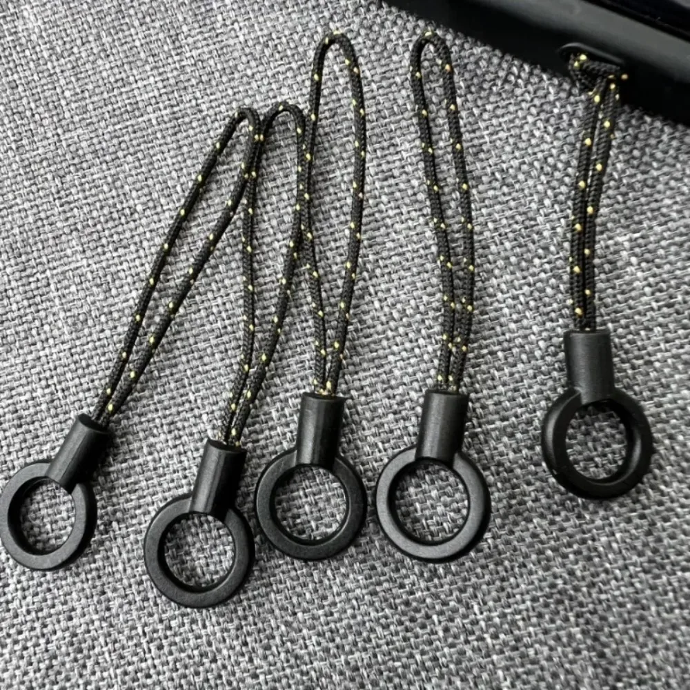 Lanyard Phone Ring Strap Nylon Cell Phone Finger Ring Grip Holders Straps Charm Cord for Mobile USB Flash Drive MP3 Keychain DIY