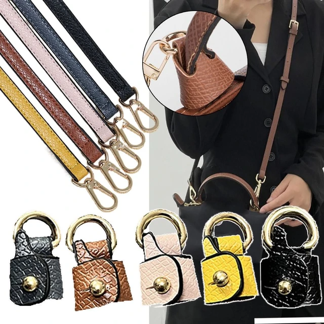 WUTA Bag Transformation Accessories for Longchamp mini Bag Straps  Punch-free Genuine Leather Shoulder Strap Crossbody Conversion - AliExpress