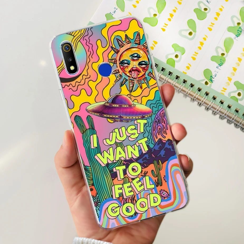 Cute Painted Soft Silicone Phone Case - Colorful Back Cover and Bumper